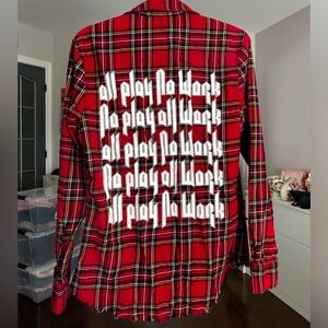 H&M- Men’s extra small- Red Button down Shirt